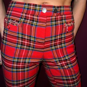H&M Red Tartan Pants.